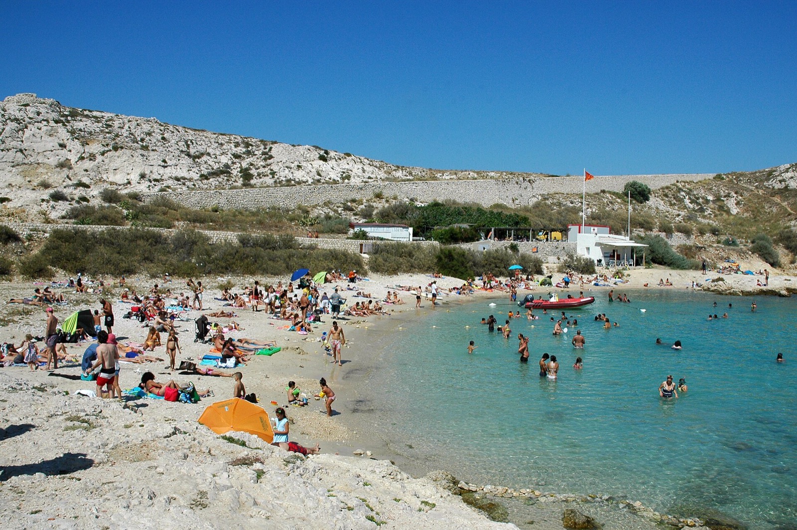 Marseille - Saint Esteve (frioul), plage en Bouches-du-Rhône