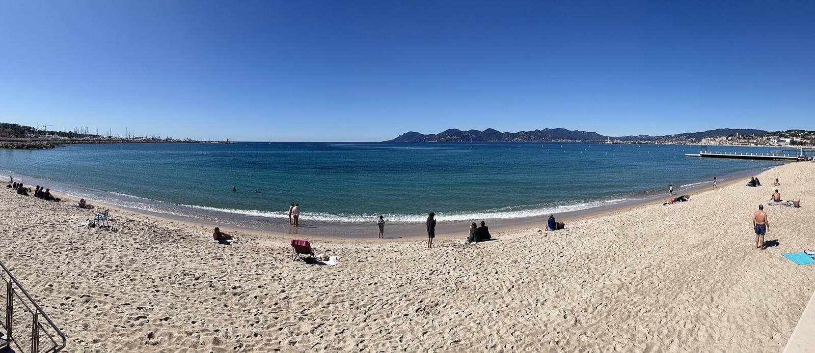 Plage de la Croisette, plage en Alpes-Maritimes